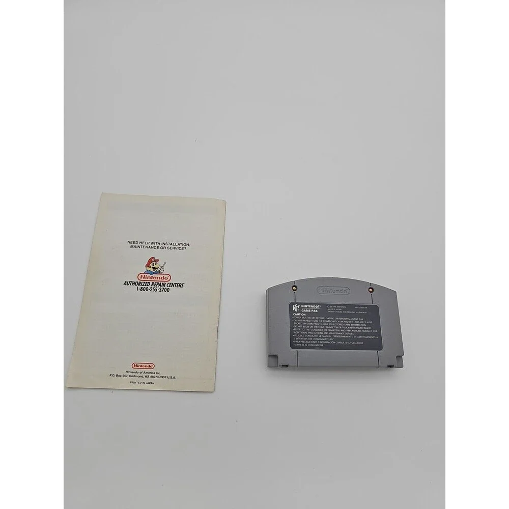 Super Mario 64 (Nintendo 64, 1996) N64 Authentic Cartridge with Manual Tested